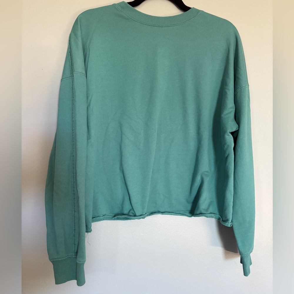 Disney Mickey and Friends Teal Sweatshirt - Picture 2 of 3